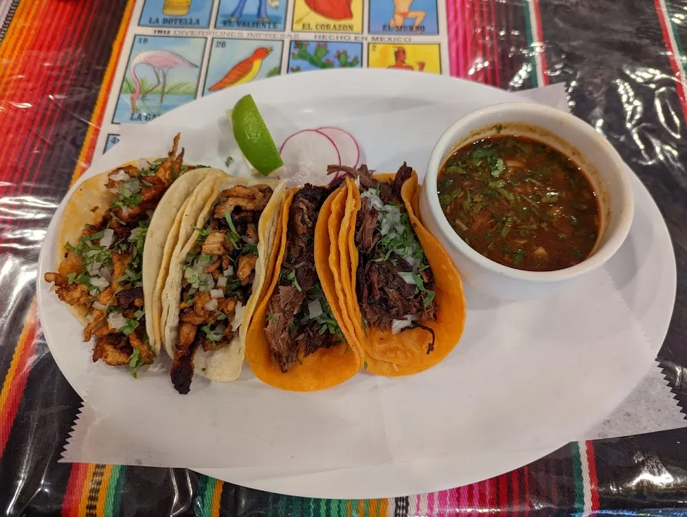 Al Pastor & Birria De Chivo Tacos